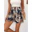 Vibrant Allover Print High Waist Loose Fit Shorts - Elastic Waistband, Tied Drawstring, Casual Comfortable Design - Perfect for Spring and Summer, Women's Fashion Clothing