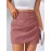 Stylish Ruched High Waist Skort - Flattering, Flowy, and Comfortable Design for Spring and Summer - Elegant Women's Clothing for Outdoor Activities